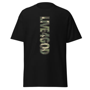 UNISEX LIMITED EDITION LIVE4GOD #7 CAMO