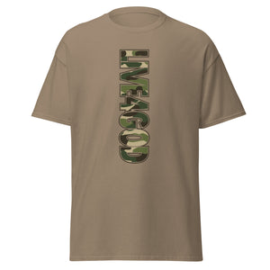 UNISEX LIMITED EDITION LIVE4GOD #7 CAMO