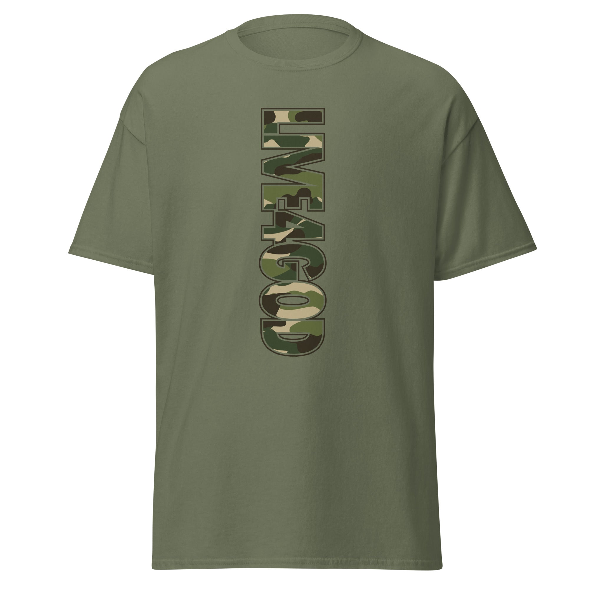 UNISEX LIMITED EDITION LIVE4GOD #7 CAMO